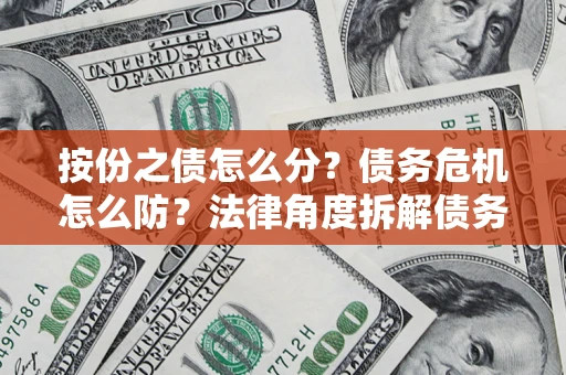 武汉按份之债怎么分？债务危机怎么防？法律角度拆解债务分配与风险自保指南