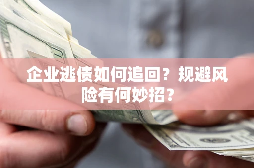 武汉企业逃债如何追回？规避风险有何妙招？