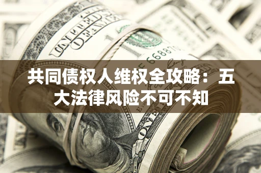 武汉共同债权人维权全攻略：五大法律风险不可不知
