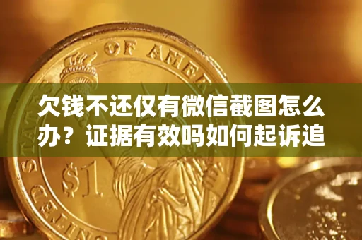 武汉欠钱不还仅有微信截图怎么办？证据有效吗如何起诉追回欠款？