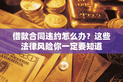 武汉借款合同违约怎么办？这些法律风险你一定要知道