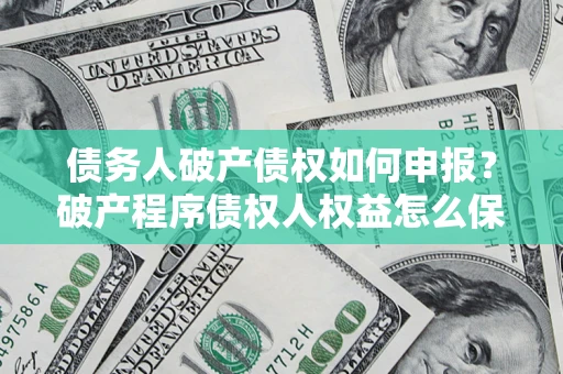 武汉债务人破产债权如何申报？破产程序债权人权益怎么保障？