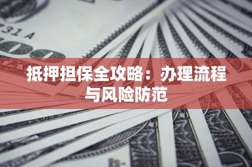 武汉抵押担保全攻略：办理流程与风险防范