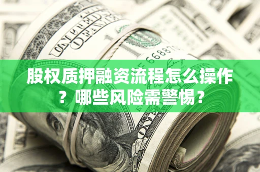 武汉股权质押融资流程怎么操作？哪些风险需警惕？