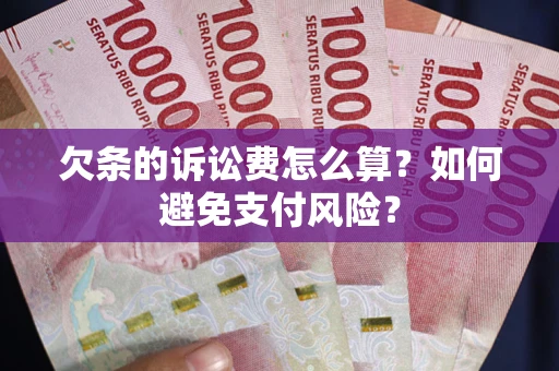 武汉欠条的诉讼费怎么算？如何避免支付风险？